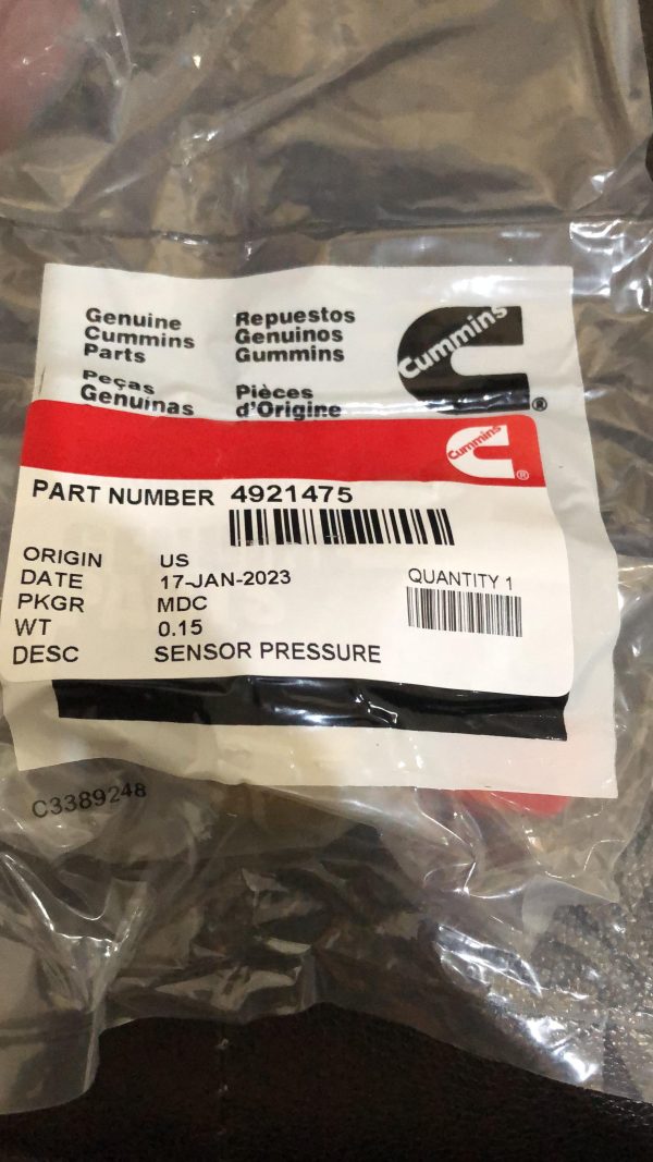 4921475  SENSOR PRESSURE
