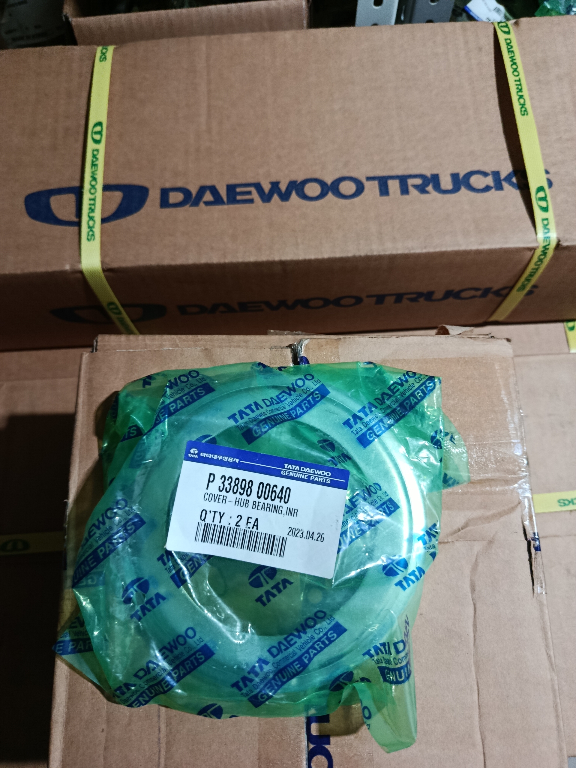 3389800640 COVER HUB BEARING TATA DAEWOO NOVUS