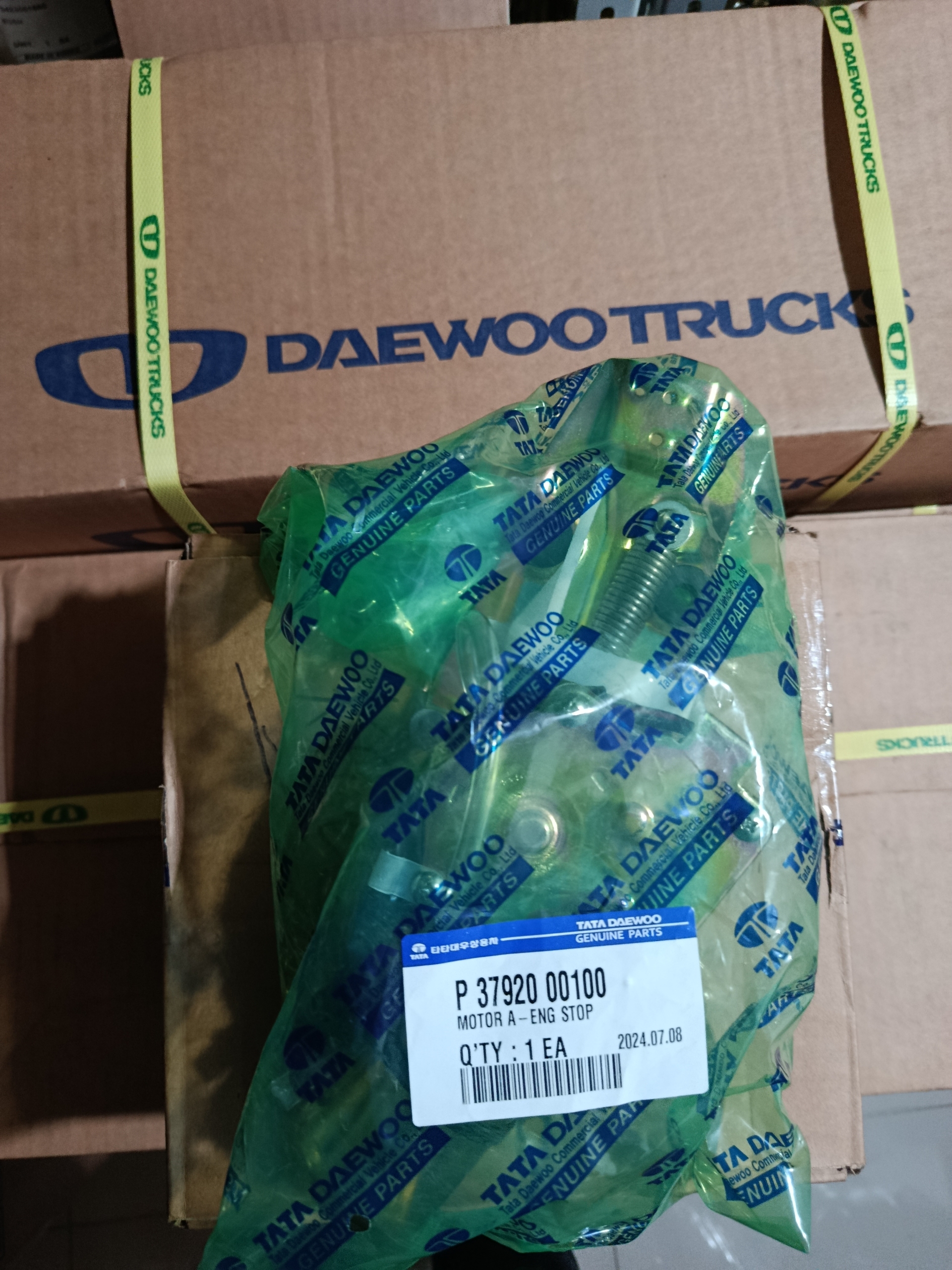 3792000100 MOTOR ENGINE STOP TATA DAEWOO NOVUS