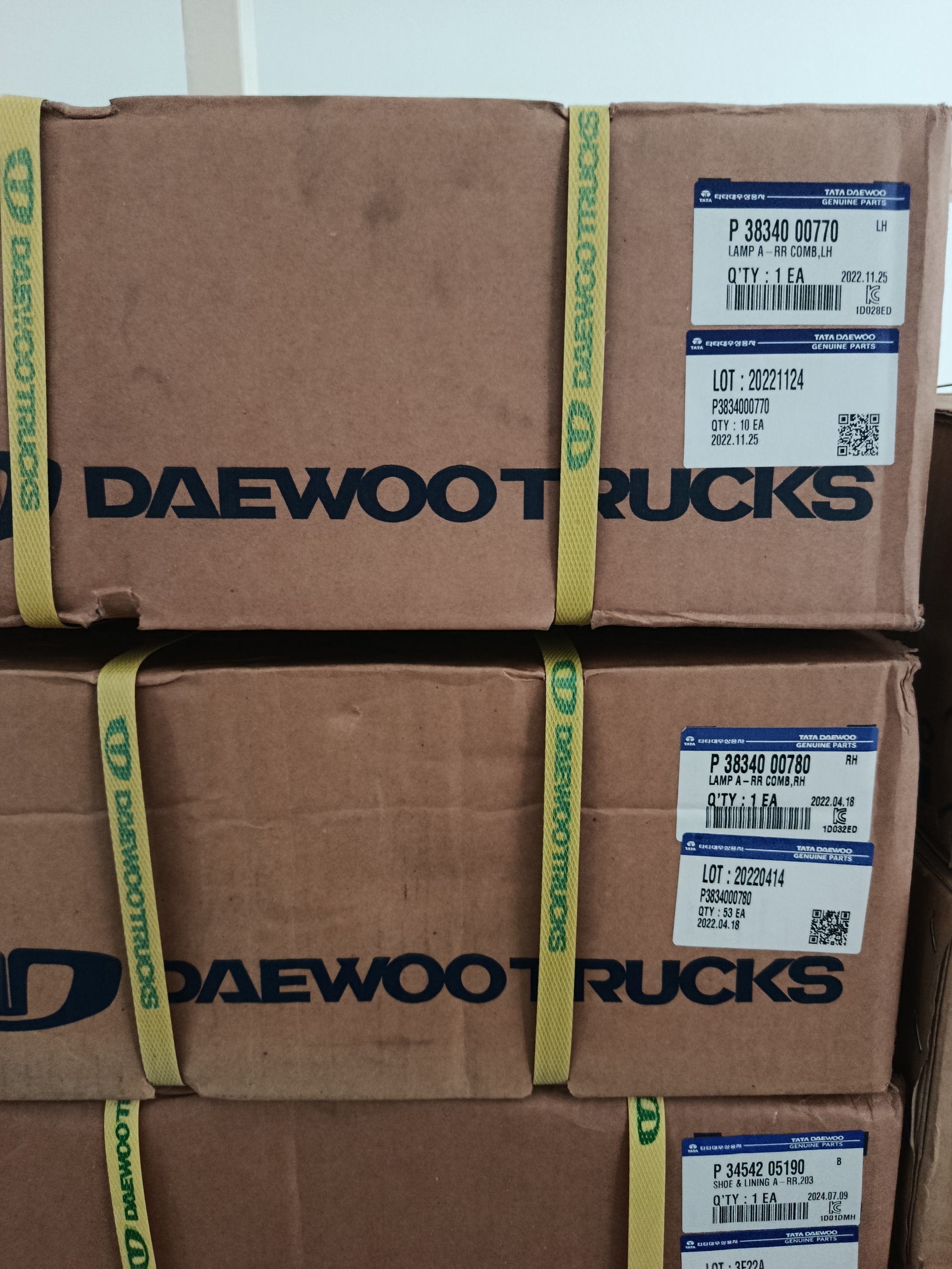 3834000770 LAMP RR COMB LH TATA DAEWOO NOVUS