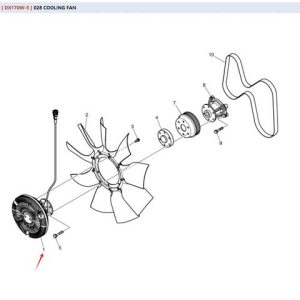 210101-00149 FAN CLUTCH DOOSAN DEVELON