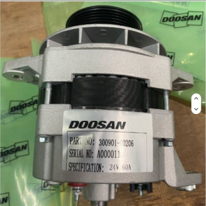 300901-00206    ALTERNATOR;60A;8PK;TVS DB58T DH220-5 DX225 DX300 DOOSAN DEVELON HYUNDAI