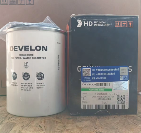 400508-00178 FUEL FILTER CARTRIDGE DOOSAN DEVELON HYUNDAI