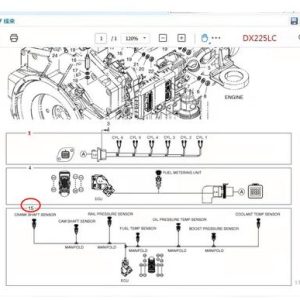 PN:65.29101-6201C WIRING HARNESS  DOOSAN DEVELON
