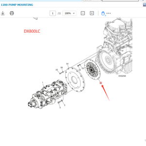 430210-00636 PUMP MOUNTING COUPLING  DOOSAN DEVELON