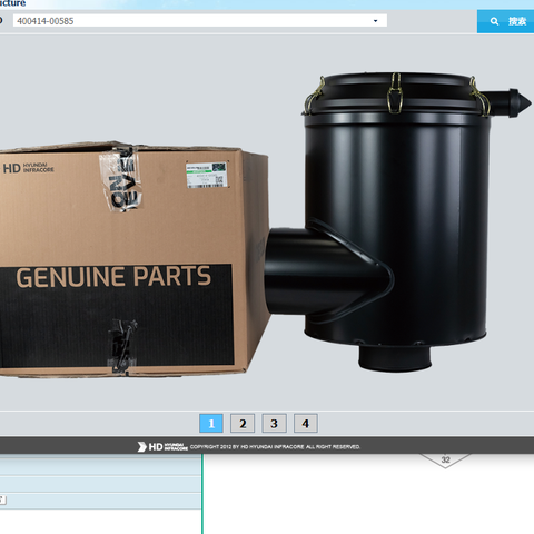 400414-00585 AIR CLEANER DOOSAN DEVELON