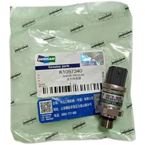 K1057340 SENSOR,PRESSURE DOOSAN DEVELON HYUNDAI