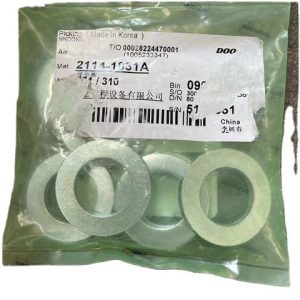 2114-1831A    WASHER,HARD     DOOSAN DEVELON HYUNDAI