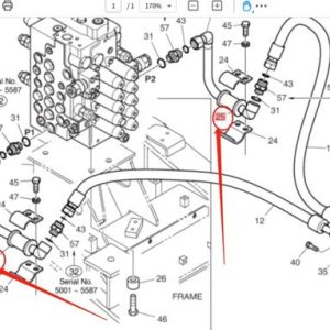 161-00574     RUBBER GUIDE     DOOSAN DEVELON