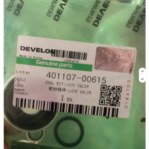 401107-00615  SEAL KIT; LOCK VALVE DX420LCA DX300LC   DOOSAN DEVELON