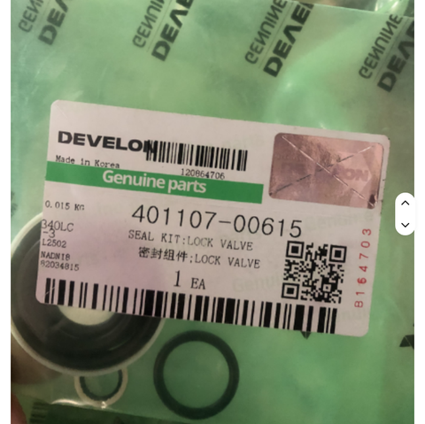 401107-00615 SEAL KIT; LOCK VALVE DX420LCA DX300LC DOOSAN DEVELON