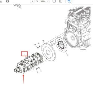 400914-00628E     MAIN HYDRAULIC PUMP DX800    DOOSAN DEVELON